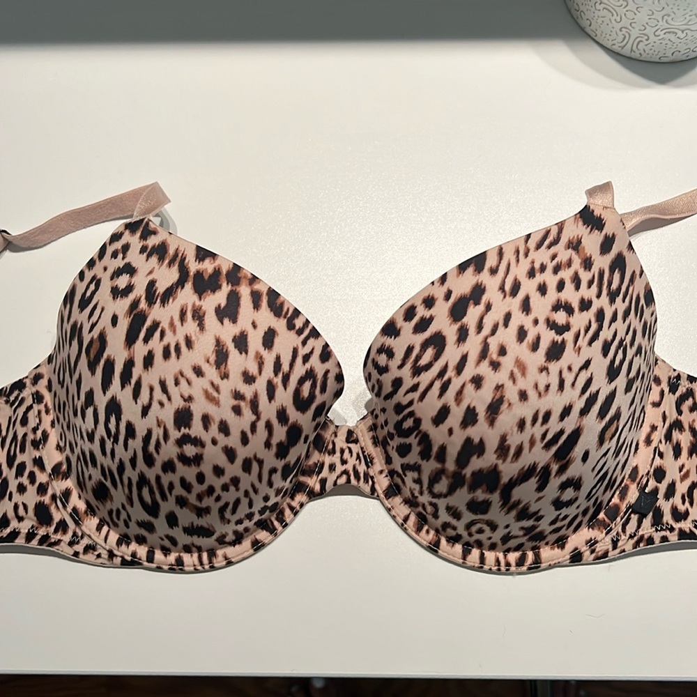 Victoria’s Secret Cheetah Print Bra-Lined Demi